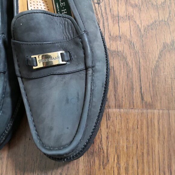 Cole Haan Men\'s Memory Flex Comfort Dark Olive Green Suede Loafers Size 8 main image 7